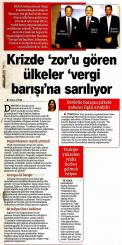 Krizde Zor'u gören ülkeler vergi barışına sarılıyor. HURRIYET 